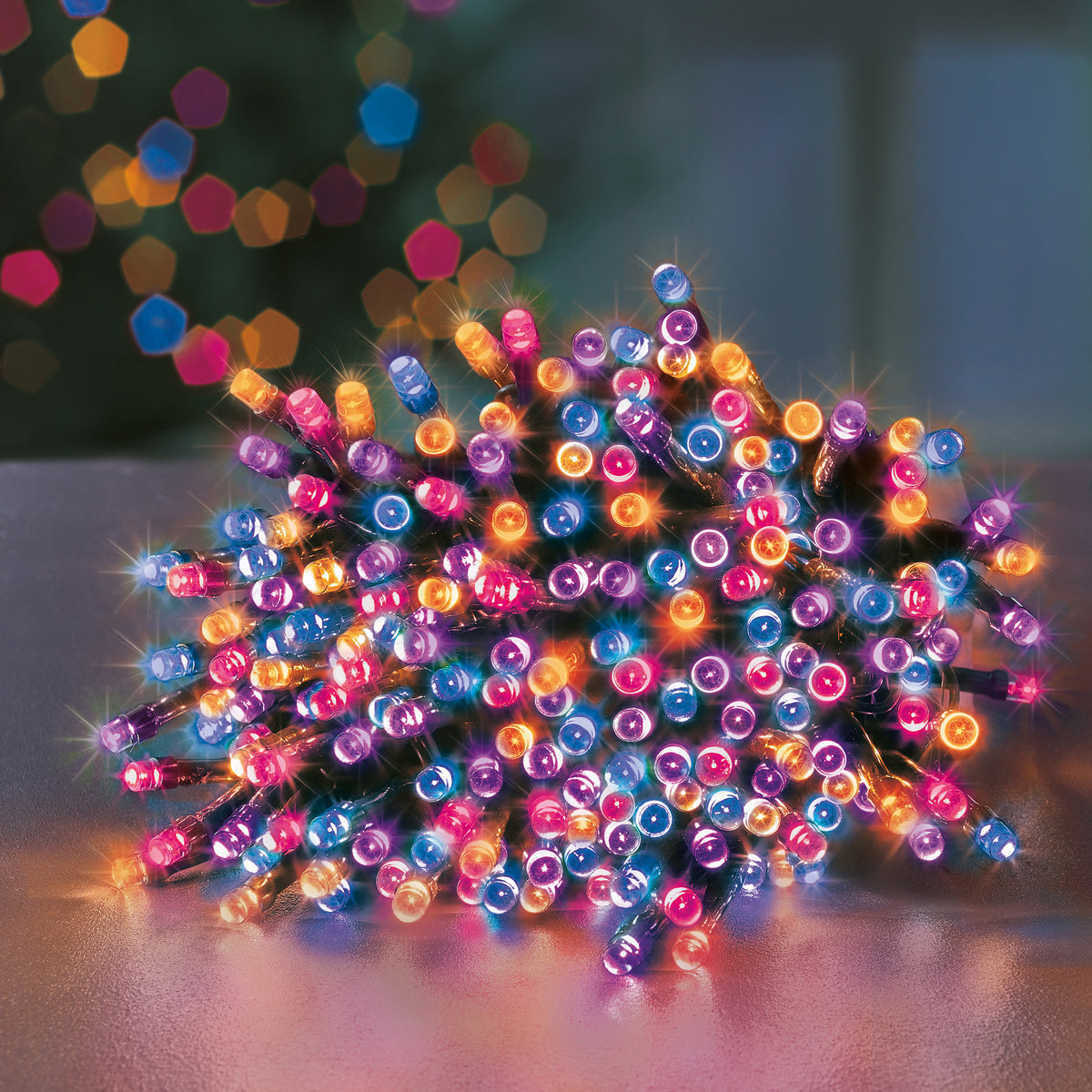 360 Rainbow Supabrights Multi Action LED String Lights with Timer