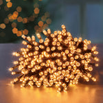 360 Vintage Gold Supabrights Multi Action LED String Lights with Timer