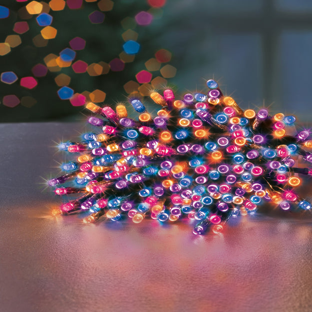 720 Rainbow Supabrights Multi Action LED String Lights with Timer