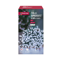 720 White Supabrights Multi Action LED String Lights with Timer