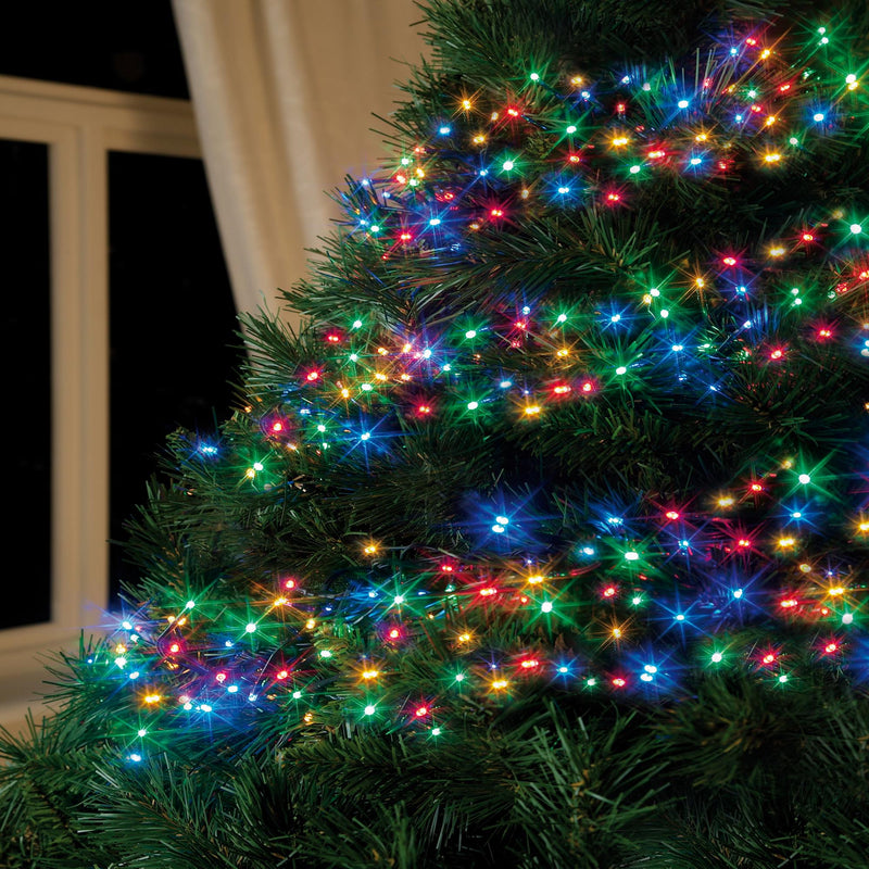 720 Multi Coloured Multi Action LED Cluster Lights with Timer