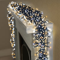 720 White and Warm White Multi Action Cluster Lights with Timer