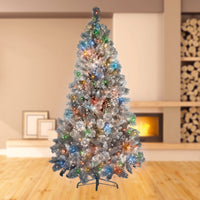 1000 Multi Coloured Treebrights Multi Action LED Lights with Timer