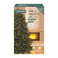 1000 White and Warm White Treebrights Multi Action LED Lights with Timer