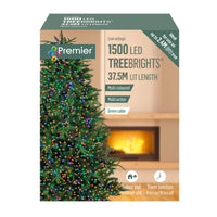 1500 Multi Coloured Treebrights Multi Action LED Lights with Timer