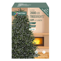 2000 White Treebrights Multi Action LED Lights with Timer