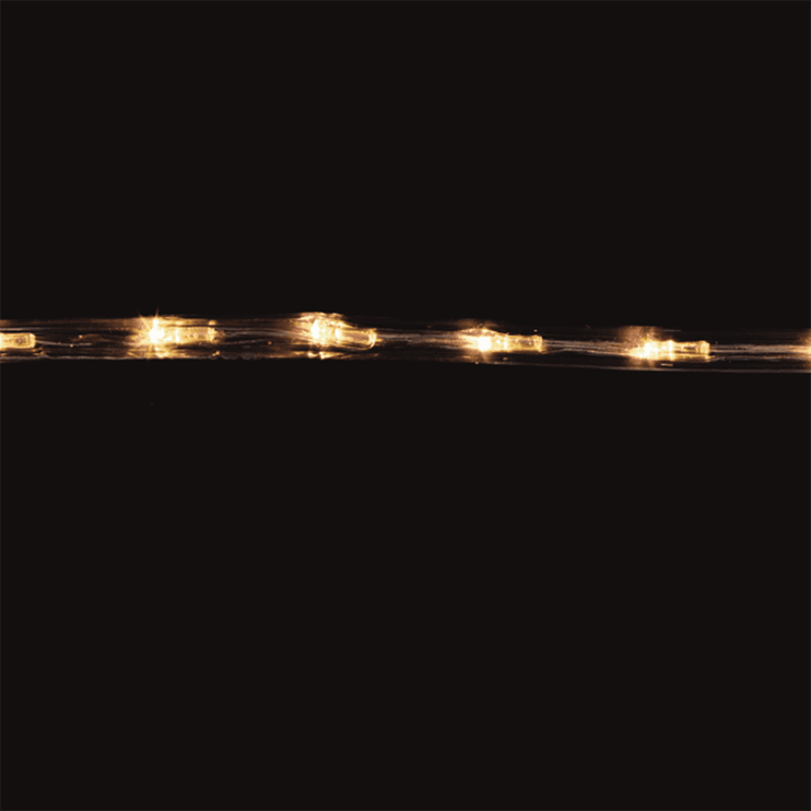 50m Warm White Giant Multi Action LED Rope Light on Reel