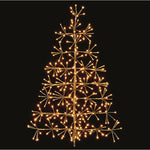 90cm Gold Starburst Christmas Tree with Warm White LEDs