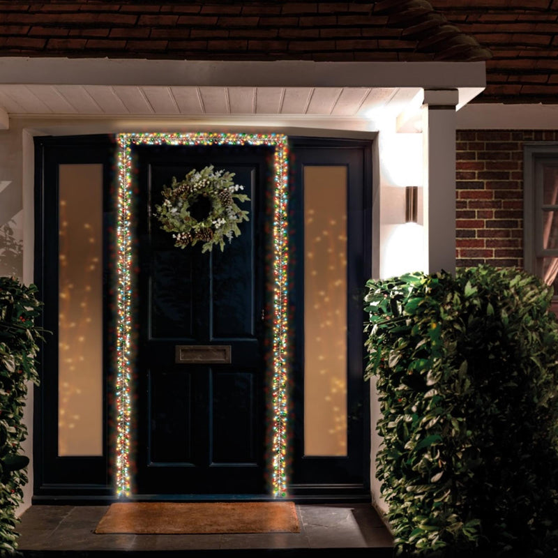 800 Multi Coloured Ultrabright Door Cluster Lights