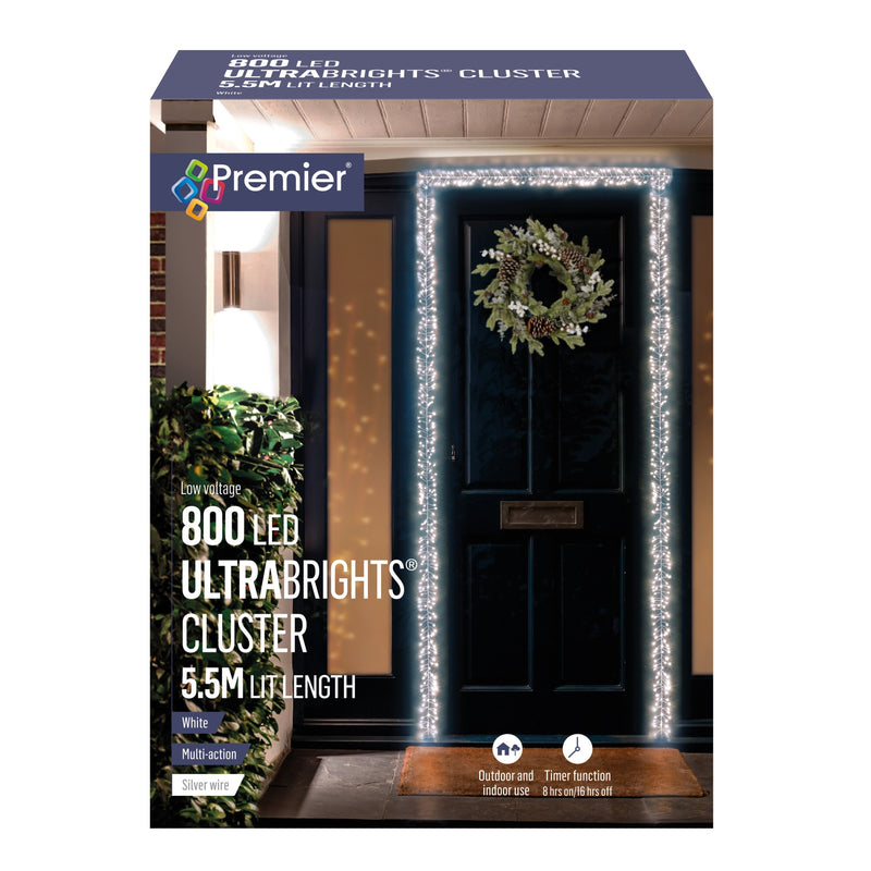 800 White Ultrabright Door Cluster Lights