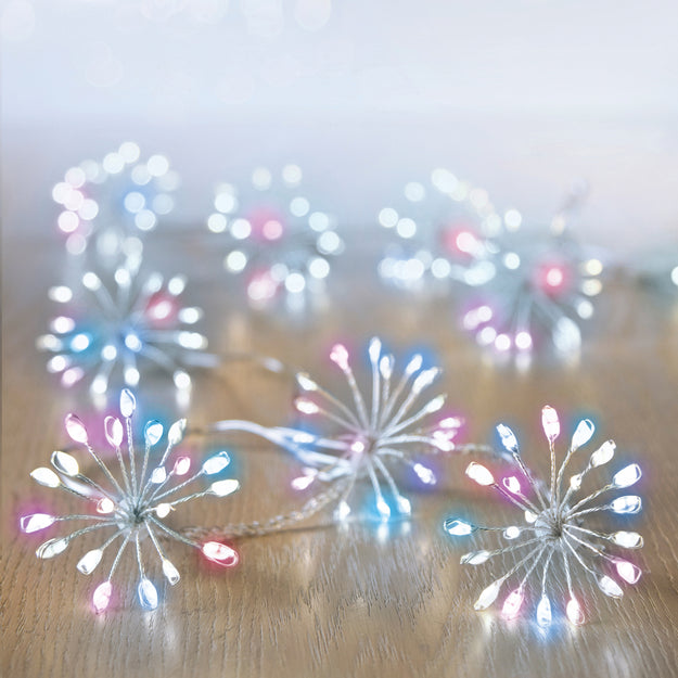 Set of 20 Rainbow Multi Action Starburst Lights with 400 LEDs