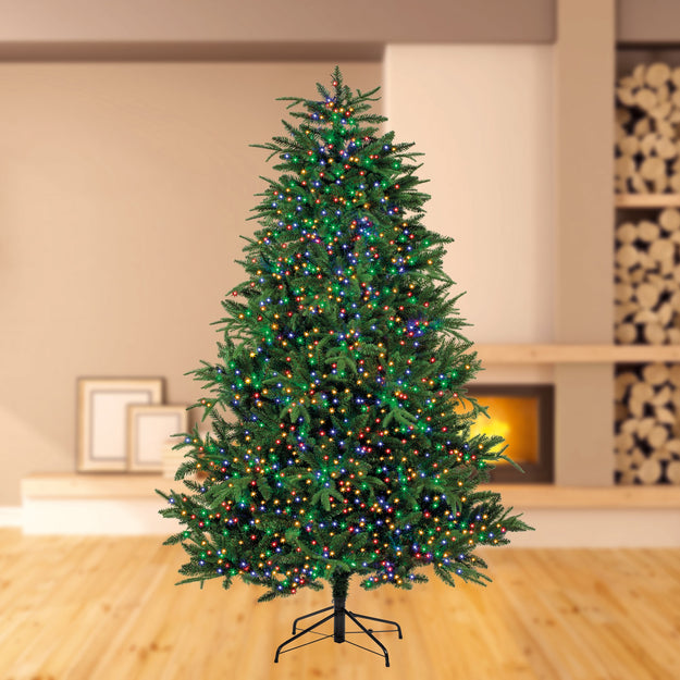 3000 Multi Coloured Treebrights Multi Action LED Lights with Timer