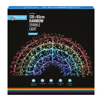 1.2m Rainbow Sparkle Outdoor Christmas Light with 576 LEDs - 4