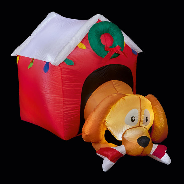 1.2m Christmas Inflatable Dog House