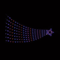 3m Digital Effect Rainbow Shooting Star with 320 LEDs