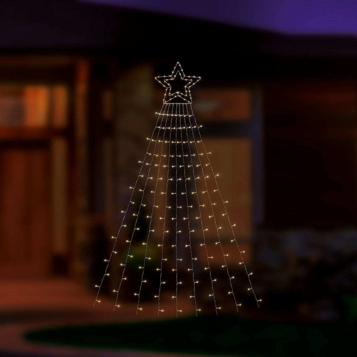 3m Warm White Digital Effect Shooting Star with 320 LEDs