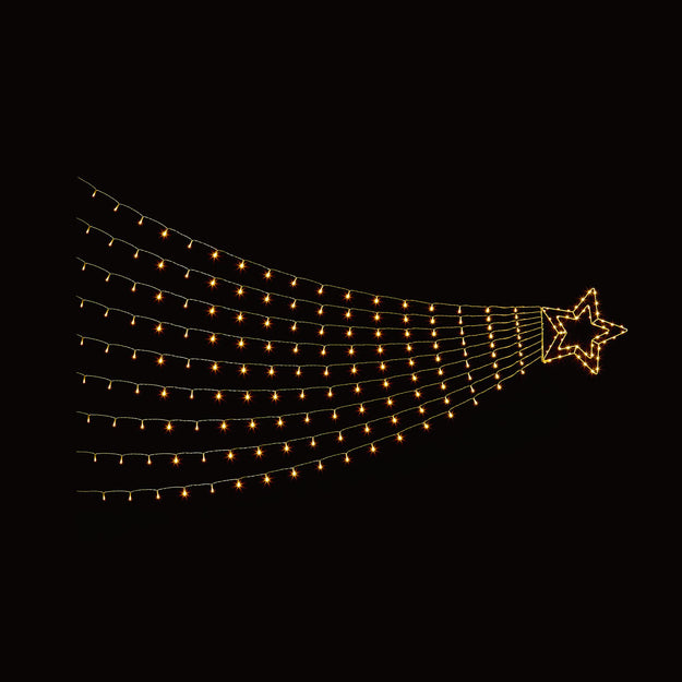 3m Warm White Digital Effect Shooting Star with 320 LEDs