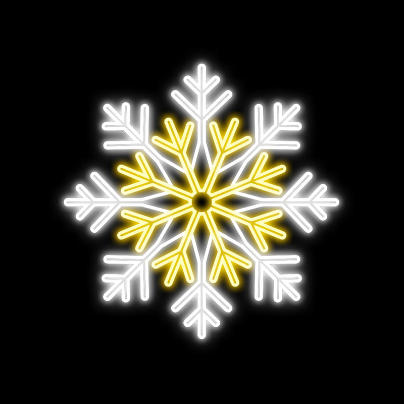 90cm LED Snowflake Display XP Silhouette Motifs