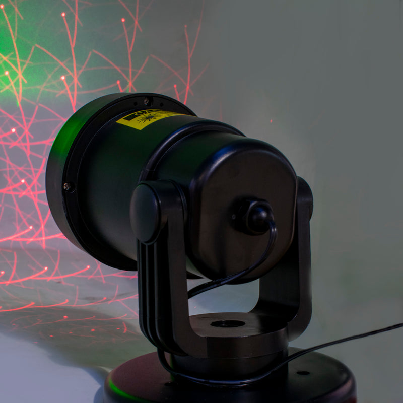 Animated Laser Projector with Santa Painting Merry Christmas