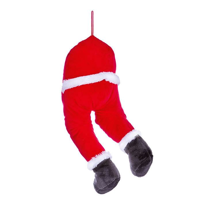 Hanging Christmas Santa with Animated Kicking Legs