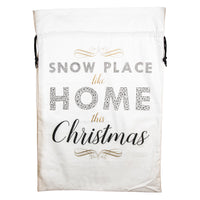 Snow Place Like Home Luxury Christmas Sack