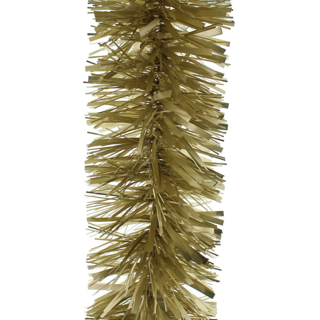 2 Metre Matt Champagne Luxury Chunky Cut Fine Tinsel