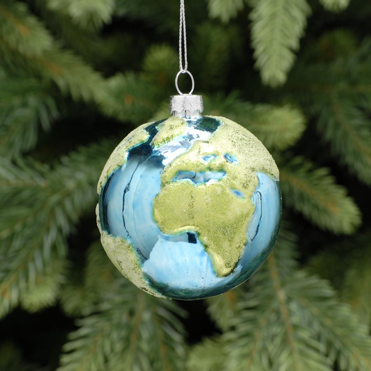 The World Glass Christmas Tree Decoration