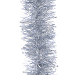Silver 200cm x 10cm Chunky Cut Tinsel