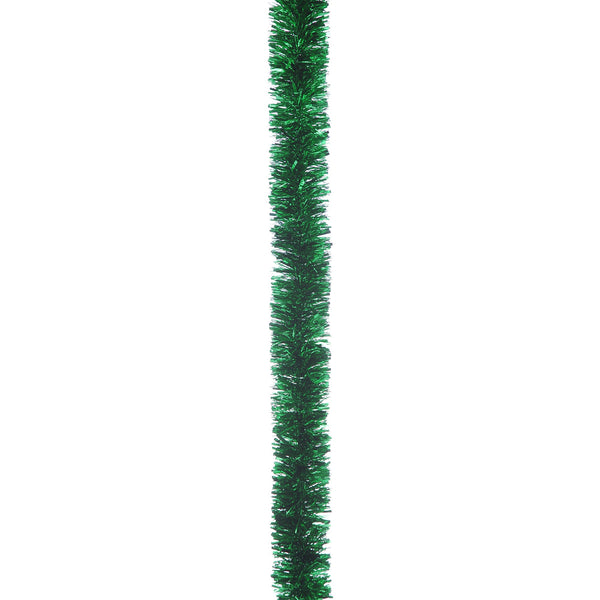 2m Green Chunky Cut Tinsel Garland