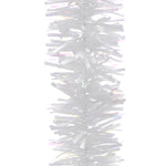 White/Iris 200cm x 10cm Chunky Cut Tinsel