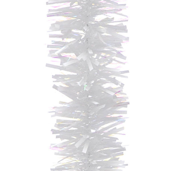White/Iris 200cm x 10cm Chunky Cut Tinsel
