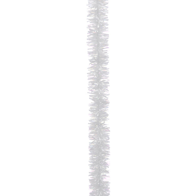 White/Iris 200cm x 10cm Chunky Cut Tinsel
