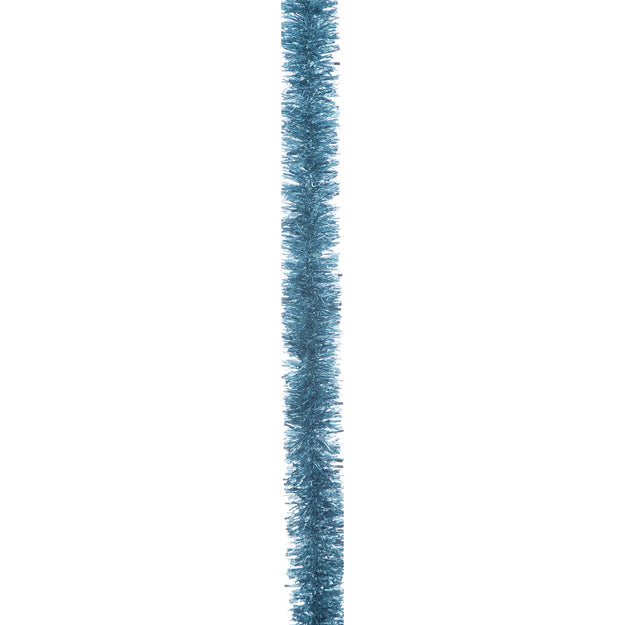 2m Powder Blue Chunky Cut Tinsel Garland