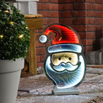 Magical Santa Face Christmas Infinity Light