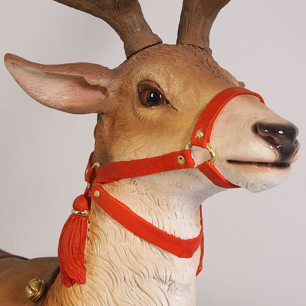 1.7m Life-Size Standing Christmas Reindeer