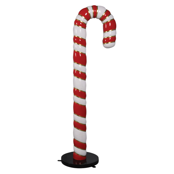 1.12m Deluxe Freestanding Christmas Candy Cane Prop