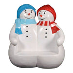 1.7m Christmas Commercial Seat - Blue and Red Snowmen Display Prop