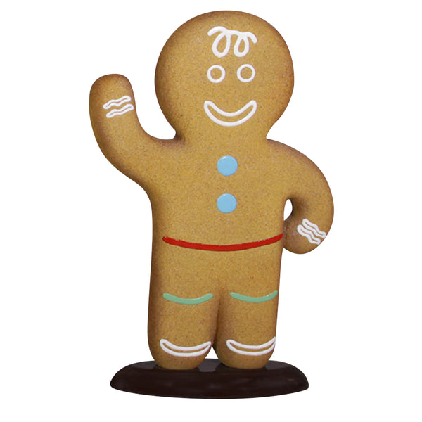 1.1m Festive Gingerbread Boy Commercial Christmas Display Prop
