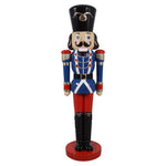 1.2m Christmas Nutcracker Soldier Wearing Traditional Blue and Red Uniform