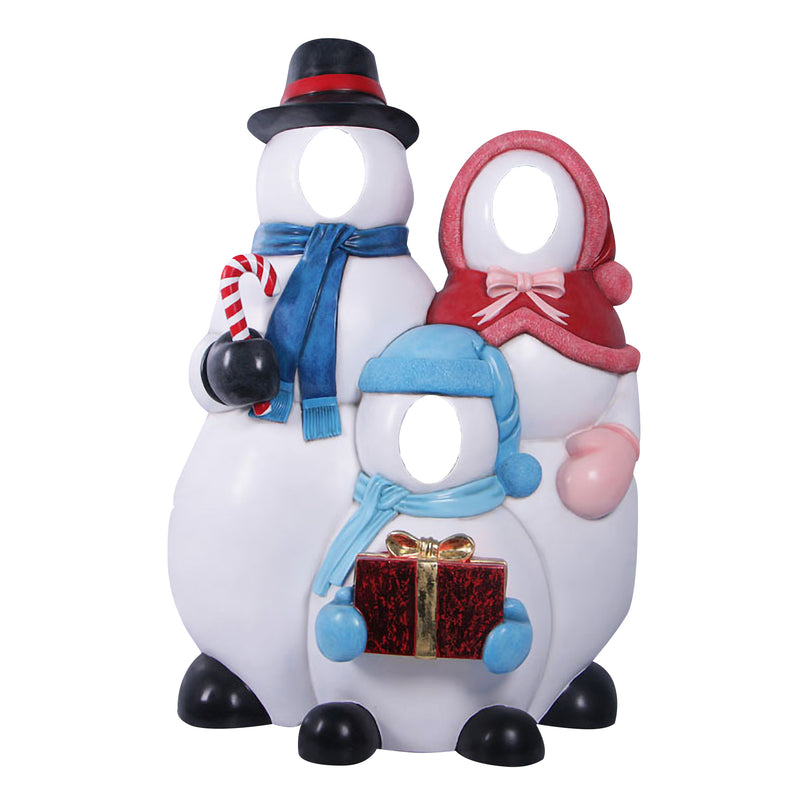 1.5m Festive Snowman Family Christmas Photo Opportunity Prop