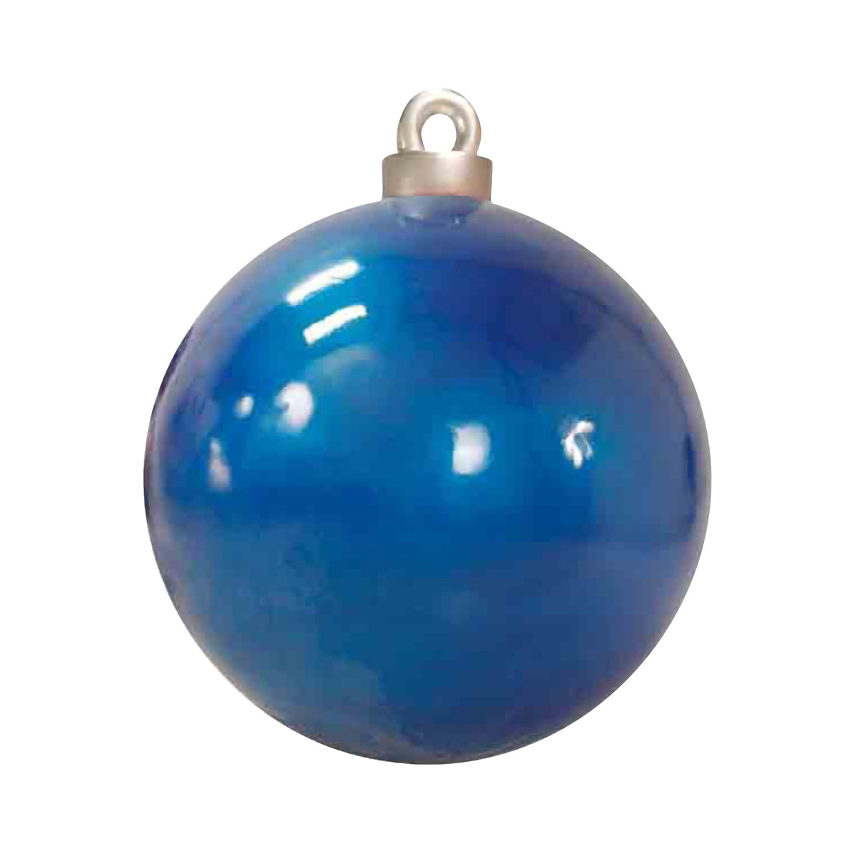 Large 60cm Shiny Blue Christmas Bauble