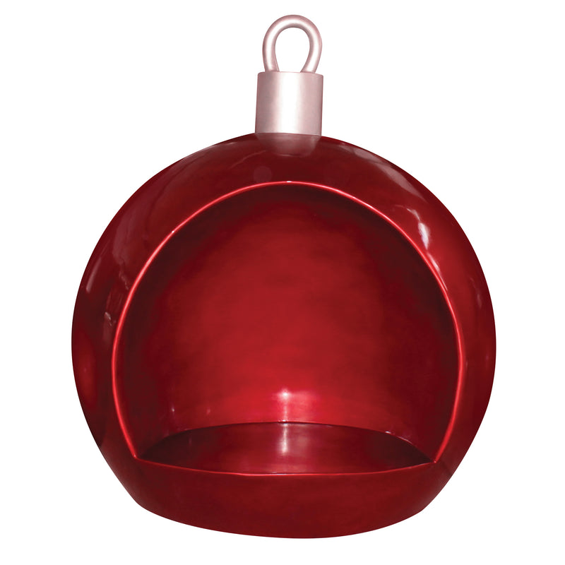 2m Giant Red Christmas Bauble Photo Opportunity Seat