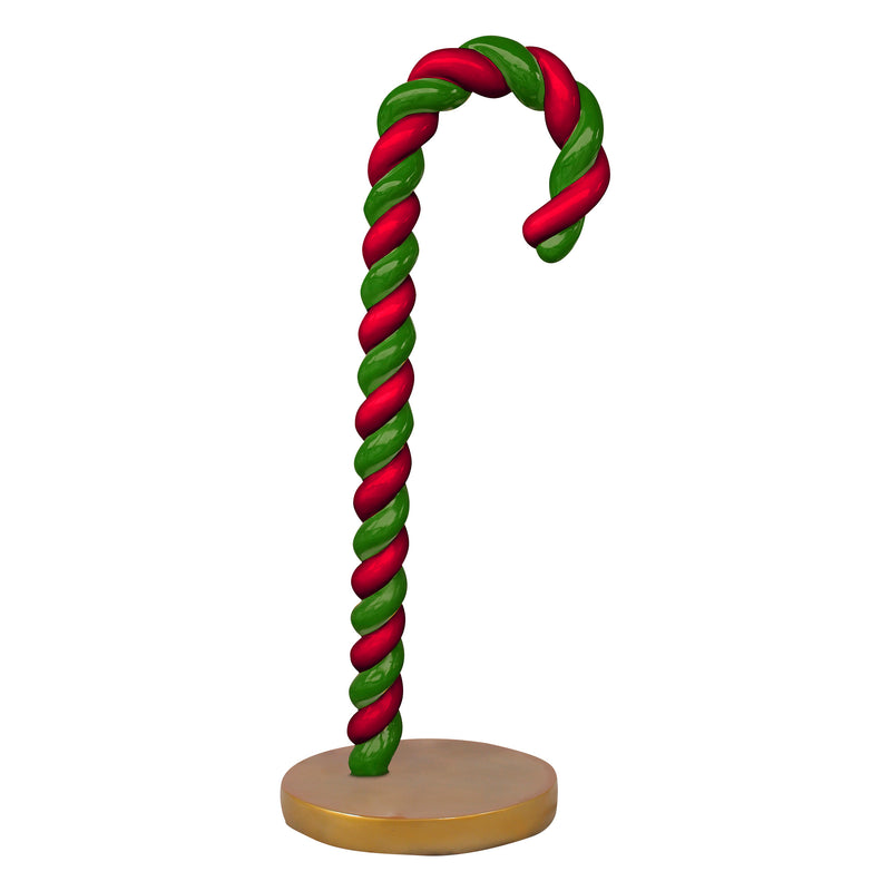 2m Giant Freestanding Christmas Candy Cane Prop in Red and Green