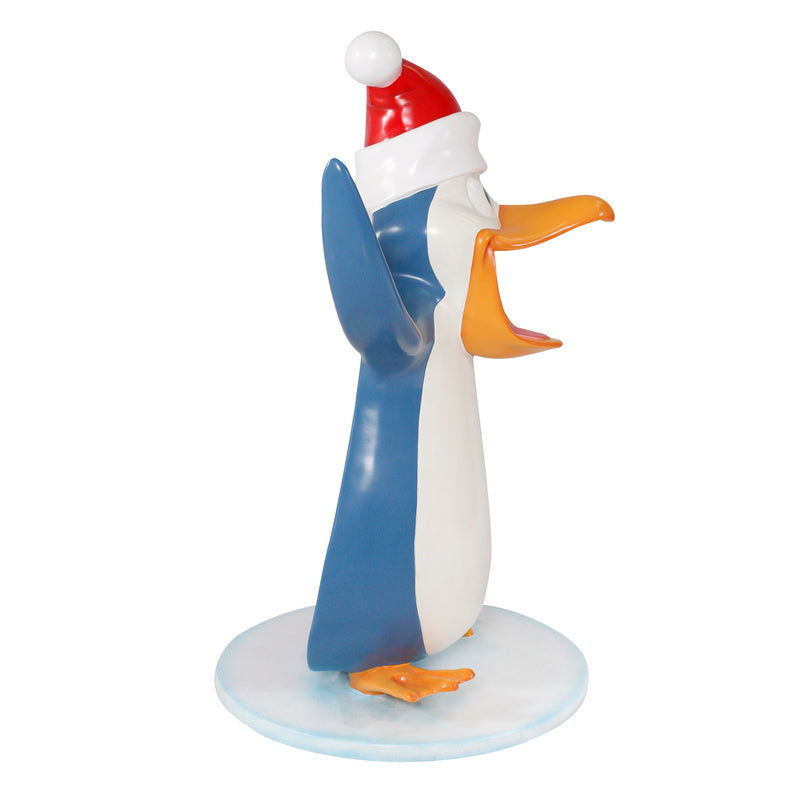 1.6m Fun Dancing Penguin Christmas Photo Opportunity Prop