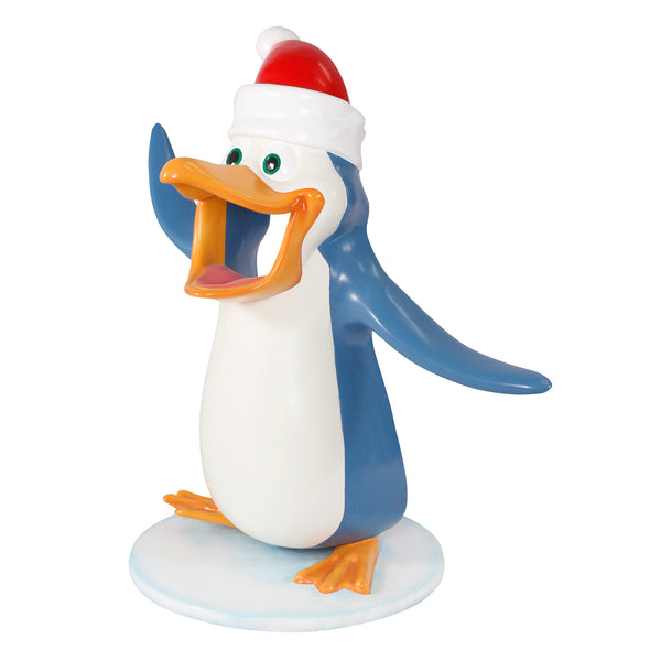1.6m Fun Dancing Penguin Christmas Photo Opportunity Prop