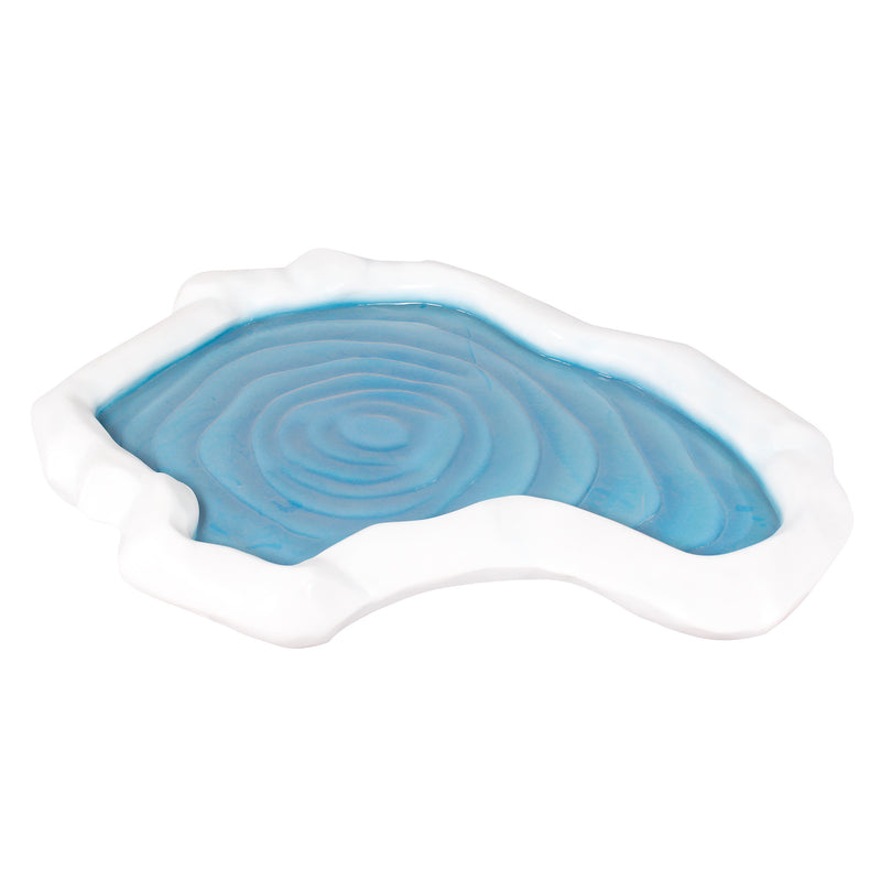 Snow Effect North Pole Fishing Hole Prop Christmas Display Prop