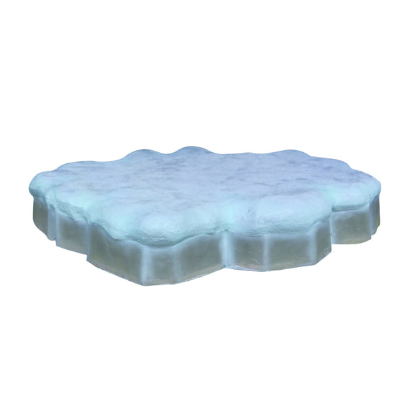 1.2m Large Snowflake Ice Podium Christmas Display Prop