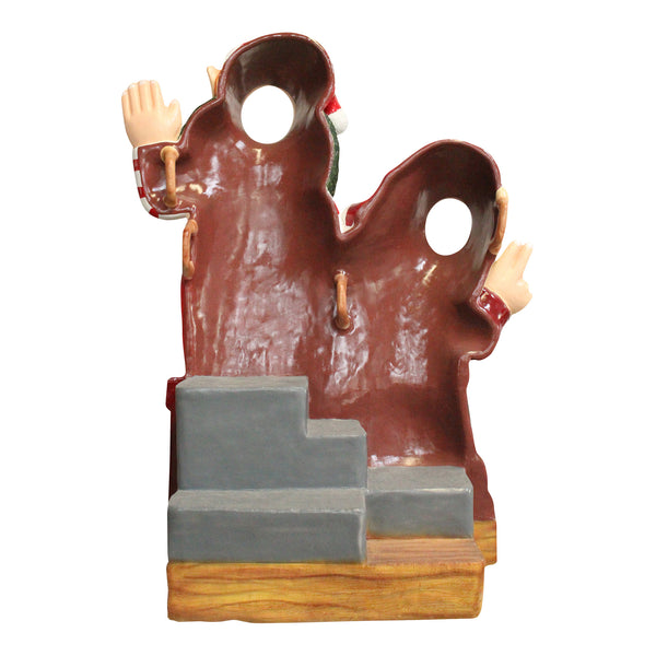 1.8m Crazy Elves on Gift Box Christmas Photo Opportunity Prop