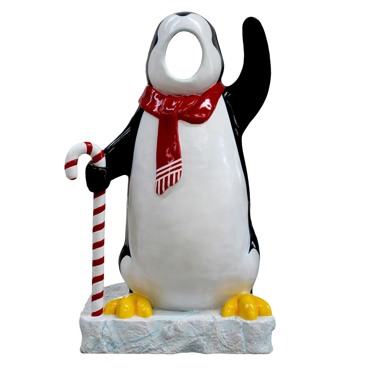 1.6m Arctic Penguin Christmas Photo Opportunity Prop