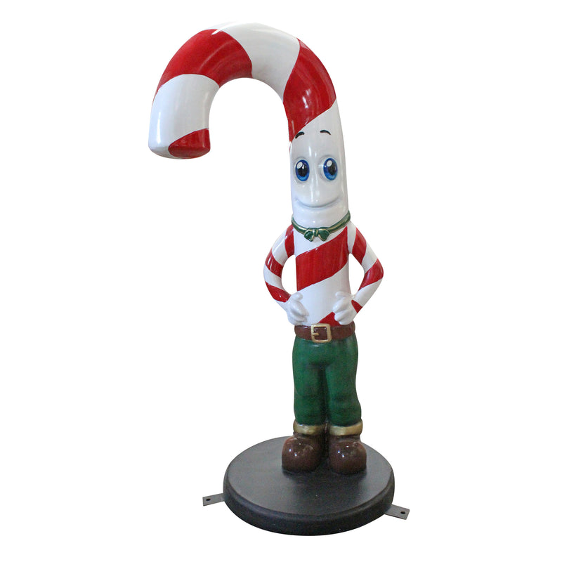 1m Christmas Candy Cane Husband Figure With Stand